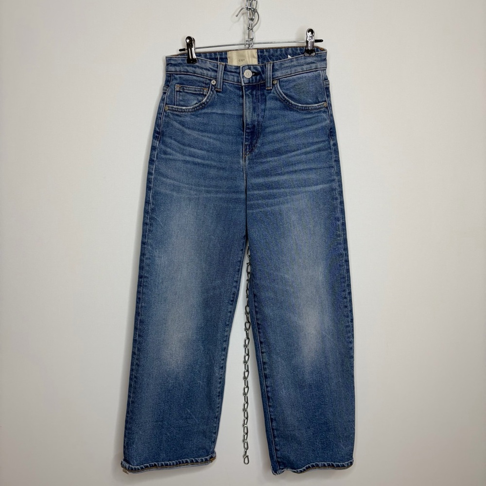 Anthropologie Classic Bootcut Jeans in Blue Wash